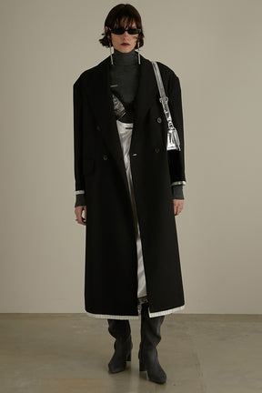 SALE】Peaked Collar Big Chester Coat