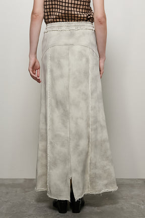 【24WINTER PRE ORDER】Outseam Sweatshirt Maxi Skirt