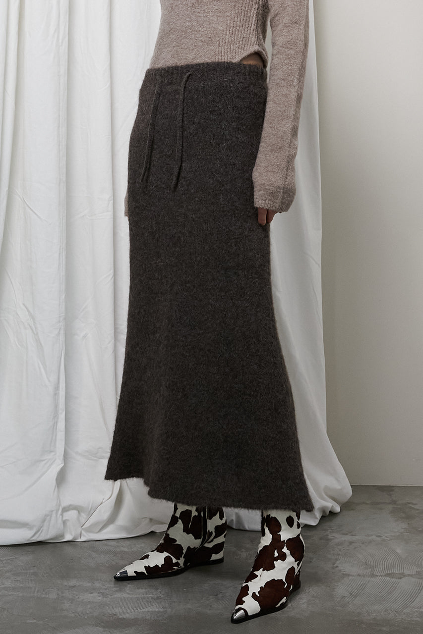 【24WINTER PRE ORDER】Alpaca Maxi Knit Skirt