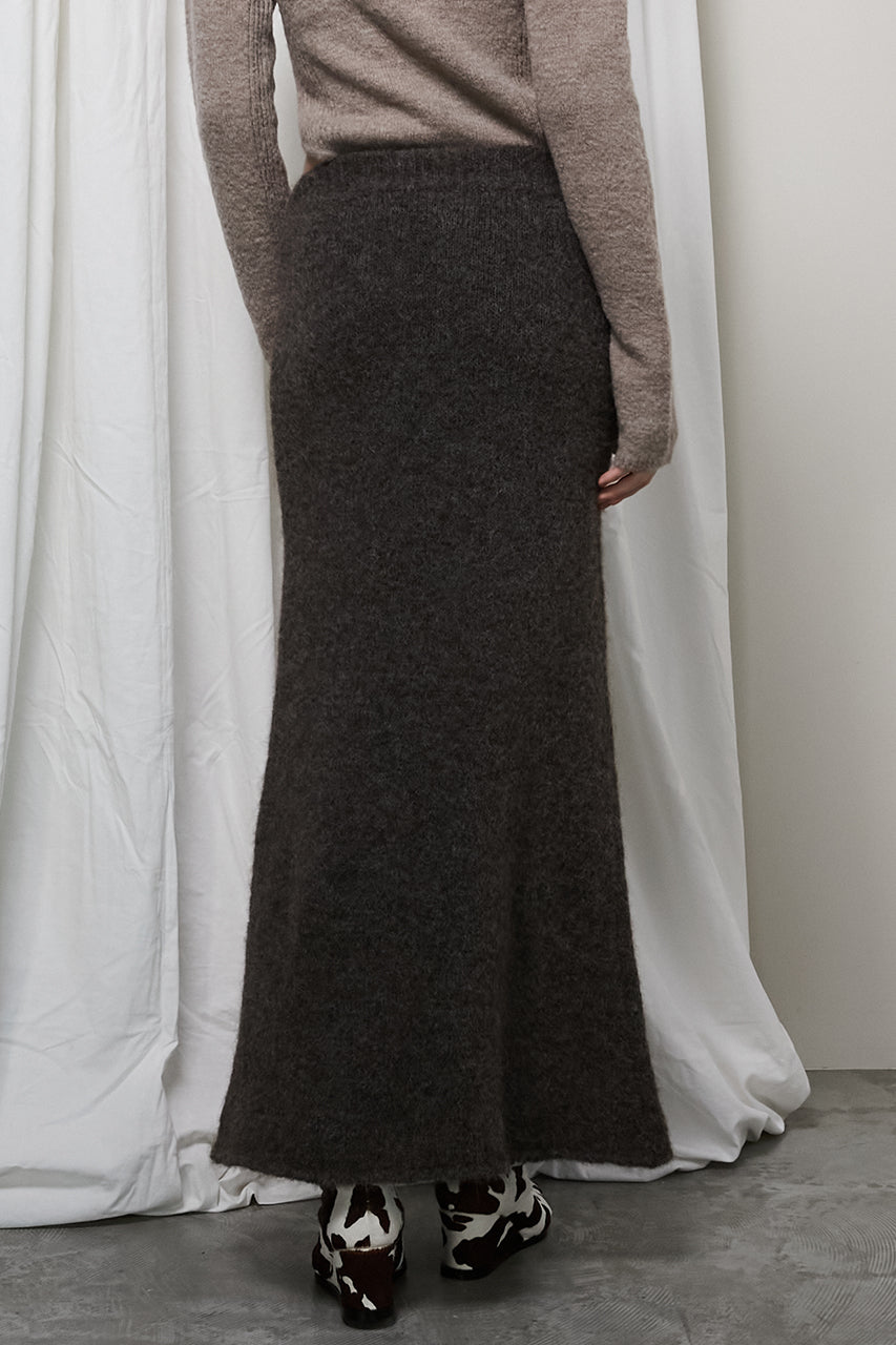 【24WINTER PRE ORDER】Alpaca Maxi Knit Skirt