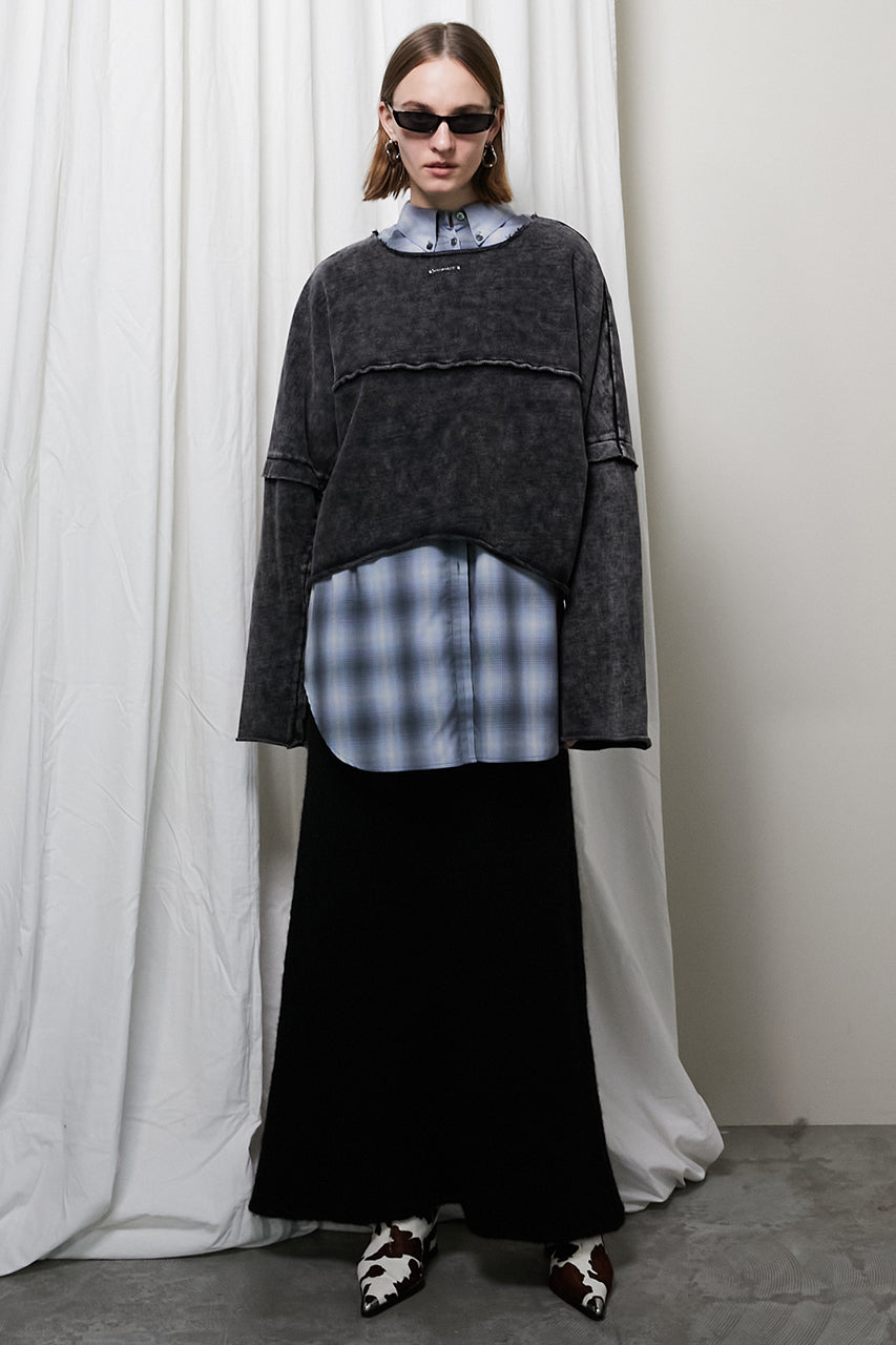 【24WINTER PRE ORDER】Alpaca Maxi Knit Skirt