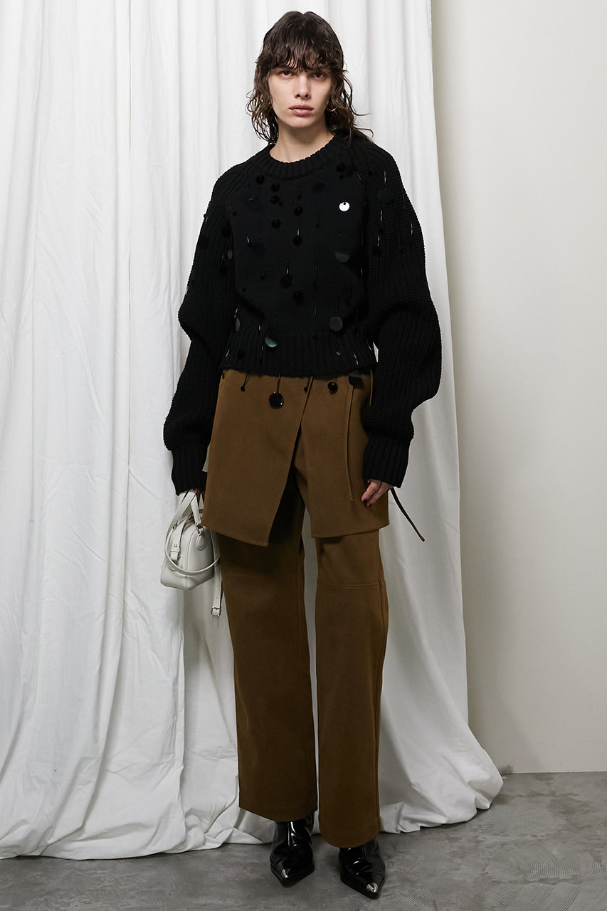 【24WINTER PRE ORDER】Wrap Layered Pants