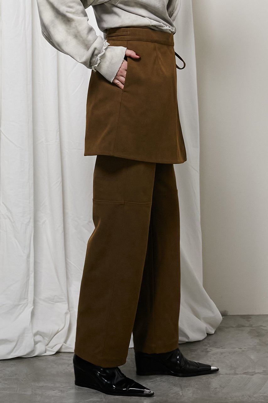 【24WINTER PRE ORDER】Wrap Layered Pants