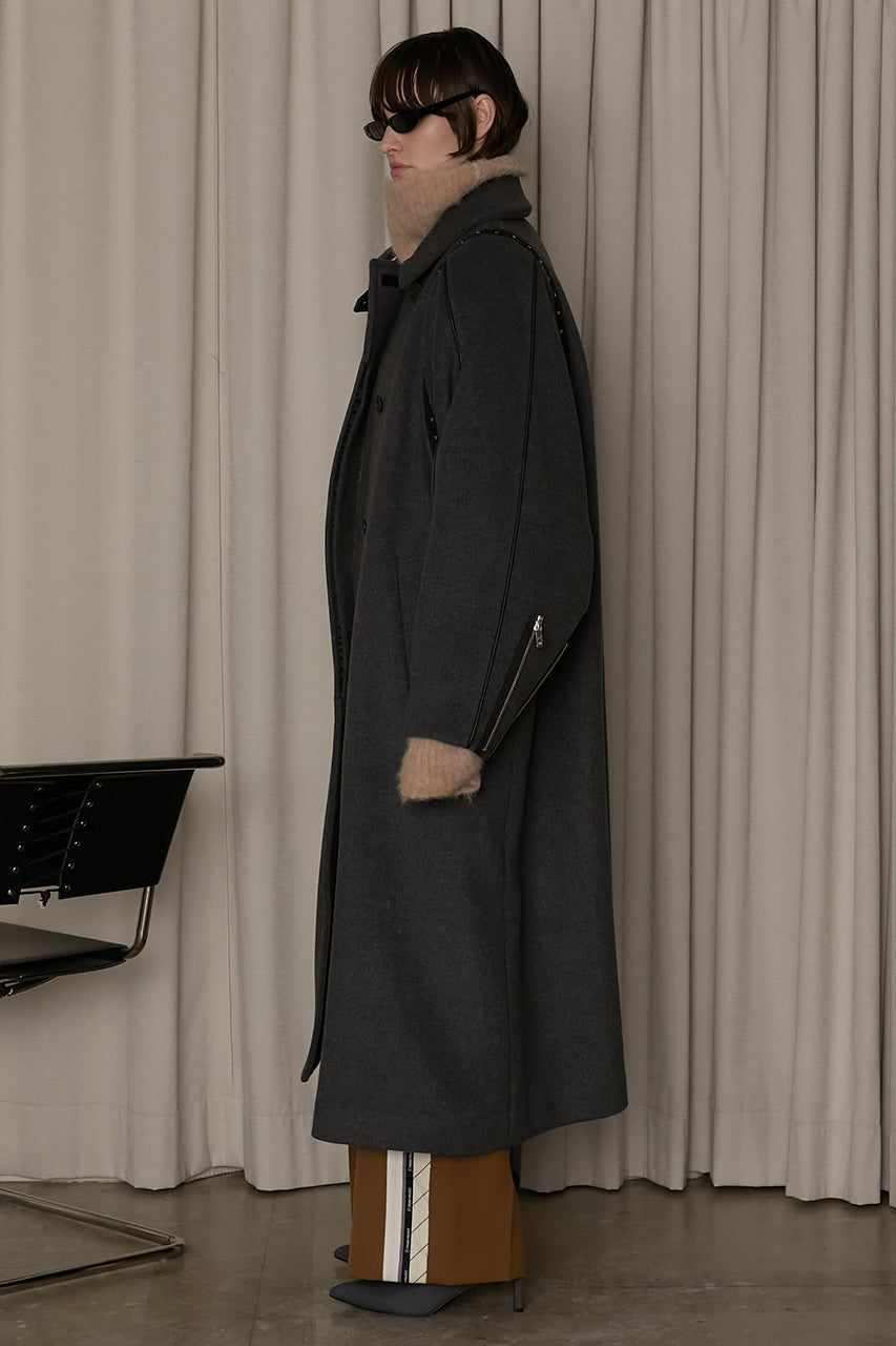 [Weboff Part number] Over Wool Cape COAT