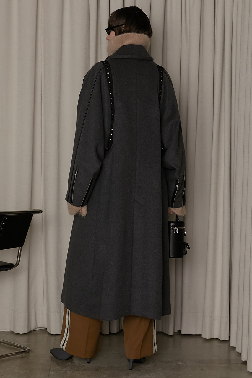 [Weboff Part number] Over Wool Cape COAT