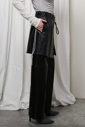 【24WINTER PRE ORDER】Wrap Layered Pants