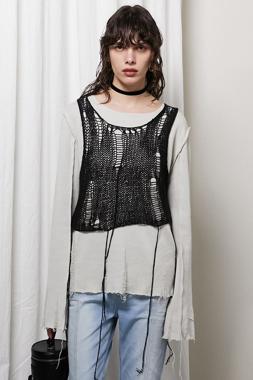 Mesh Layered Top