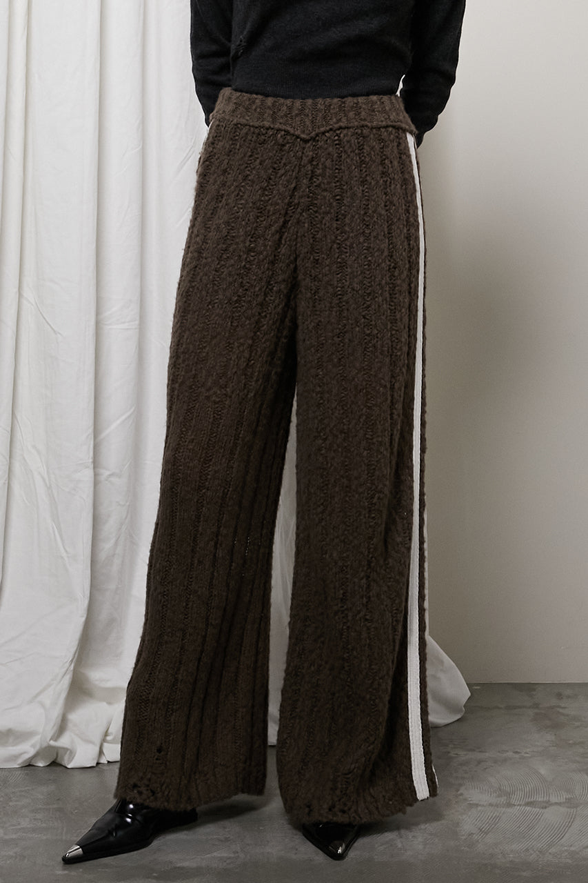 【24WINTER PRE ORDER】Knit Track Pants