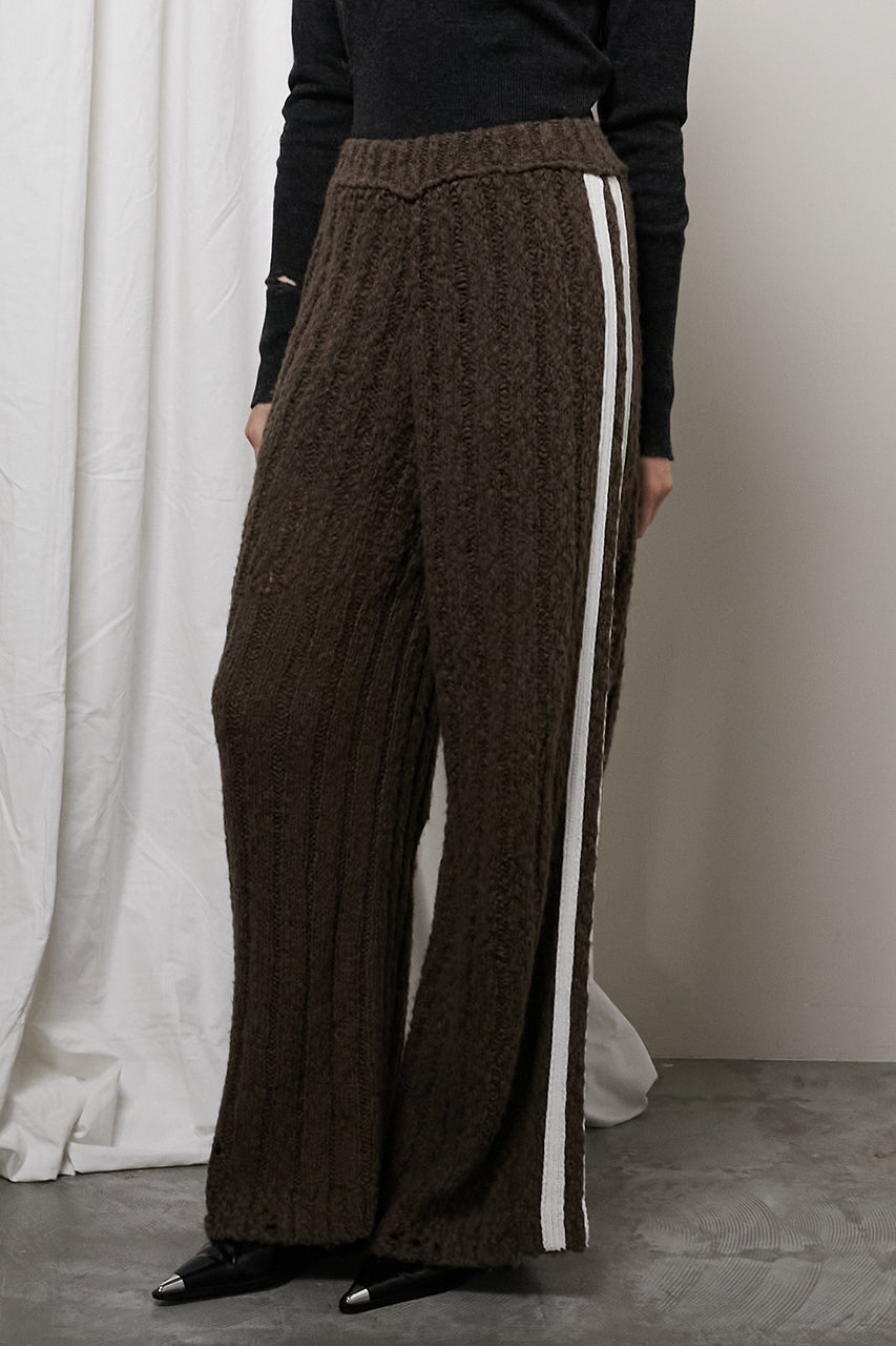 【24WINTER PRE ORDER】Knit Track Pants