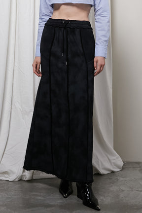 【24WINTER PRE ORDER】Outseam Sweatshirt Maxi Skirt