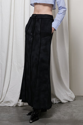 【24WINTER PRE ORDER】Outseam Sweatshirt Maxi Skirt