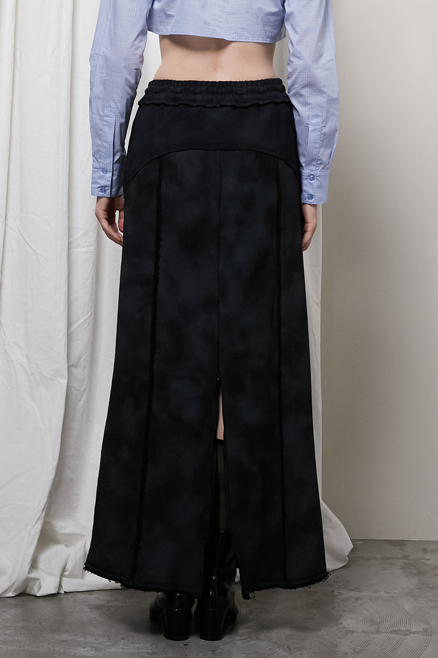 【24WINTER PRE ORDER】Outseam Sweatshirt Maxi Skirt