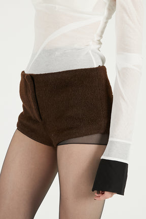 Puppy Shorts Brown