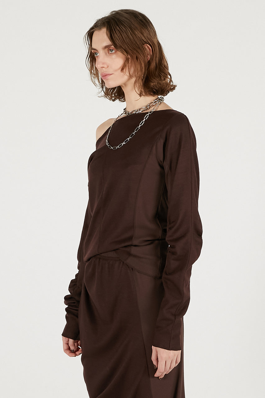 Wool Slouchy Sleeve Top - 2025 WINTER