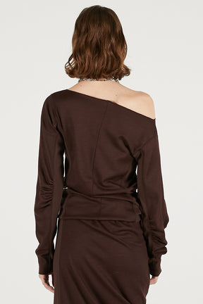 Wool Slouchy Sleeve Top - 2025 WINTER
