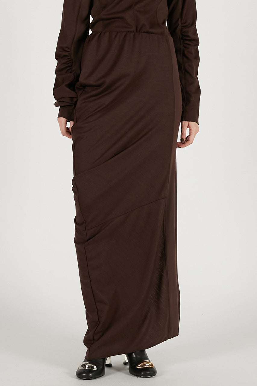 Wool Slouchy Skirt - 2025 WINTER