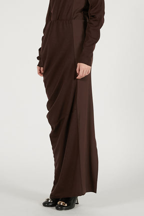 Wool Slouchy Skirt - 2025 WINTER