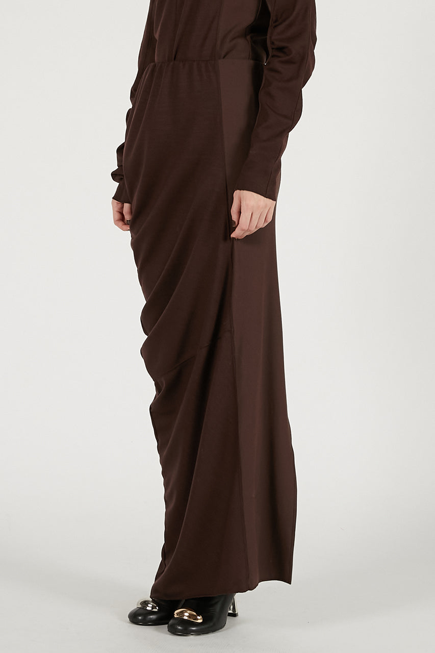 Wool Slouchy Skirt - 2025 WINTER