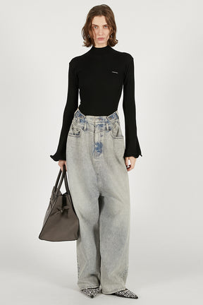 Low Crotch Loose Denim