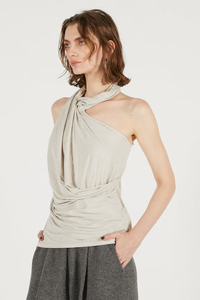 Sleeveless Dalters Top Stone