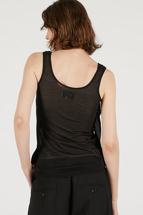 Aphora Sheer Black Top