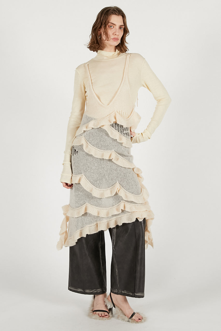Pure Merino Wool Turtleneck Top