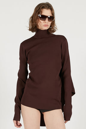 Wrap Sweater Burgendy