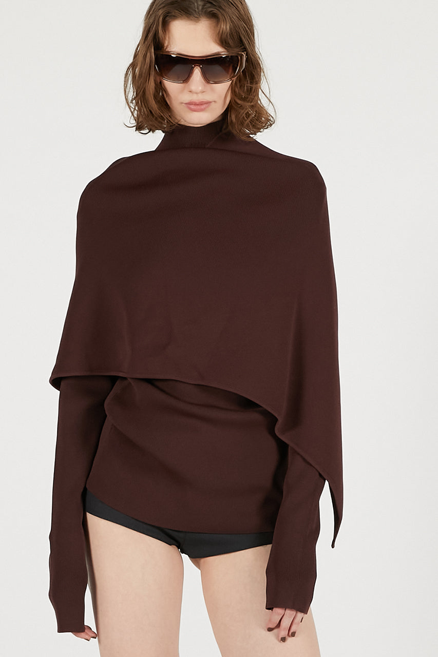 Wrap Sweater Burgendy