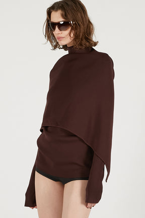 Wrap Sweater Burgendy