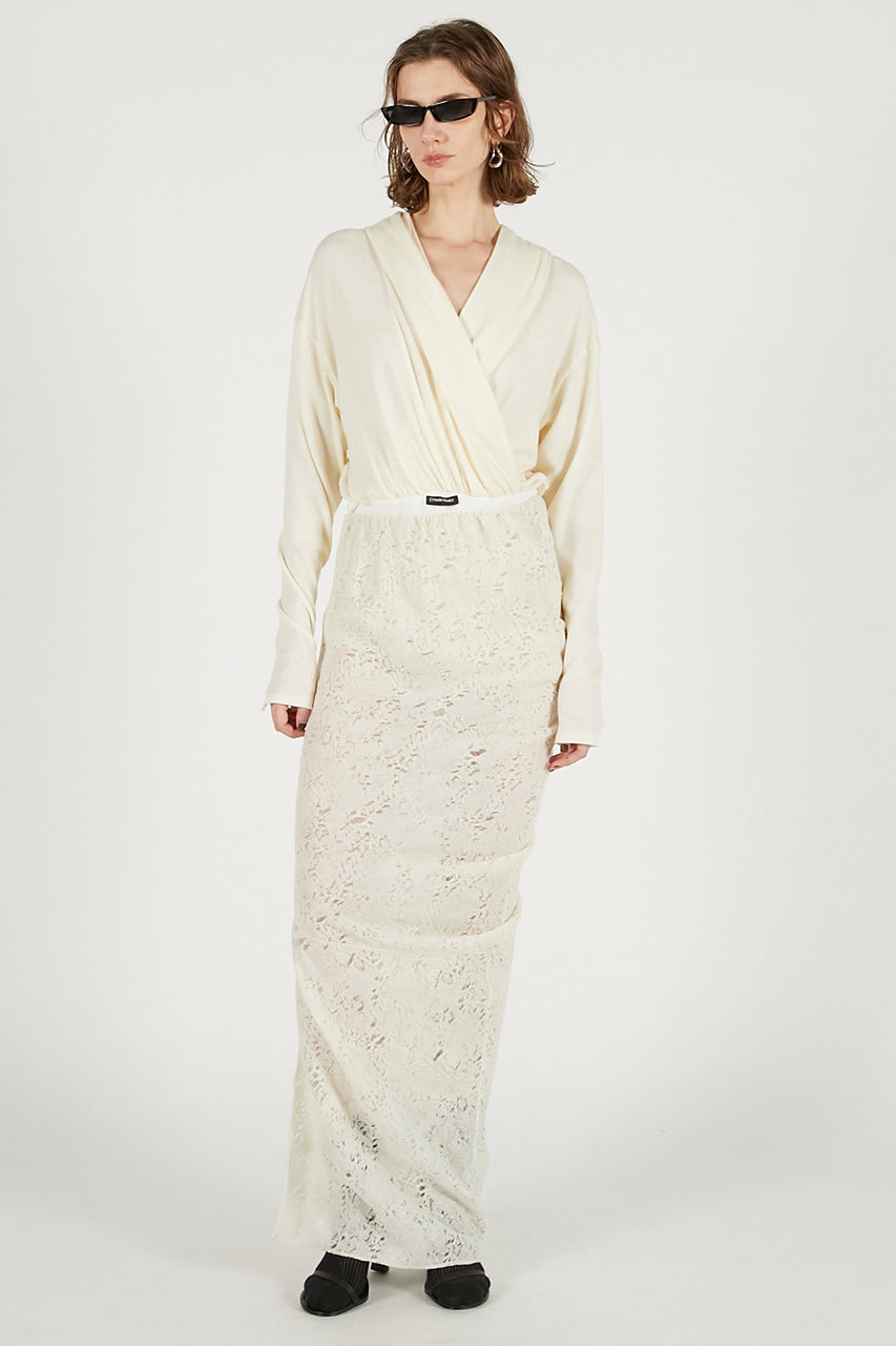 Wool Slouchy Skirt - 2025 WINTER