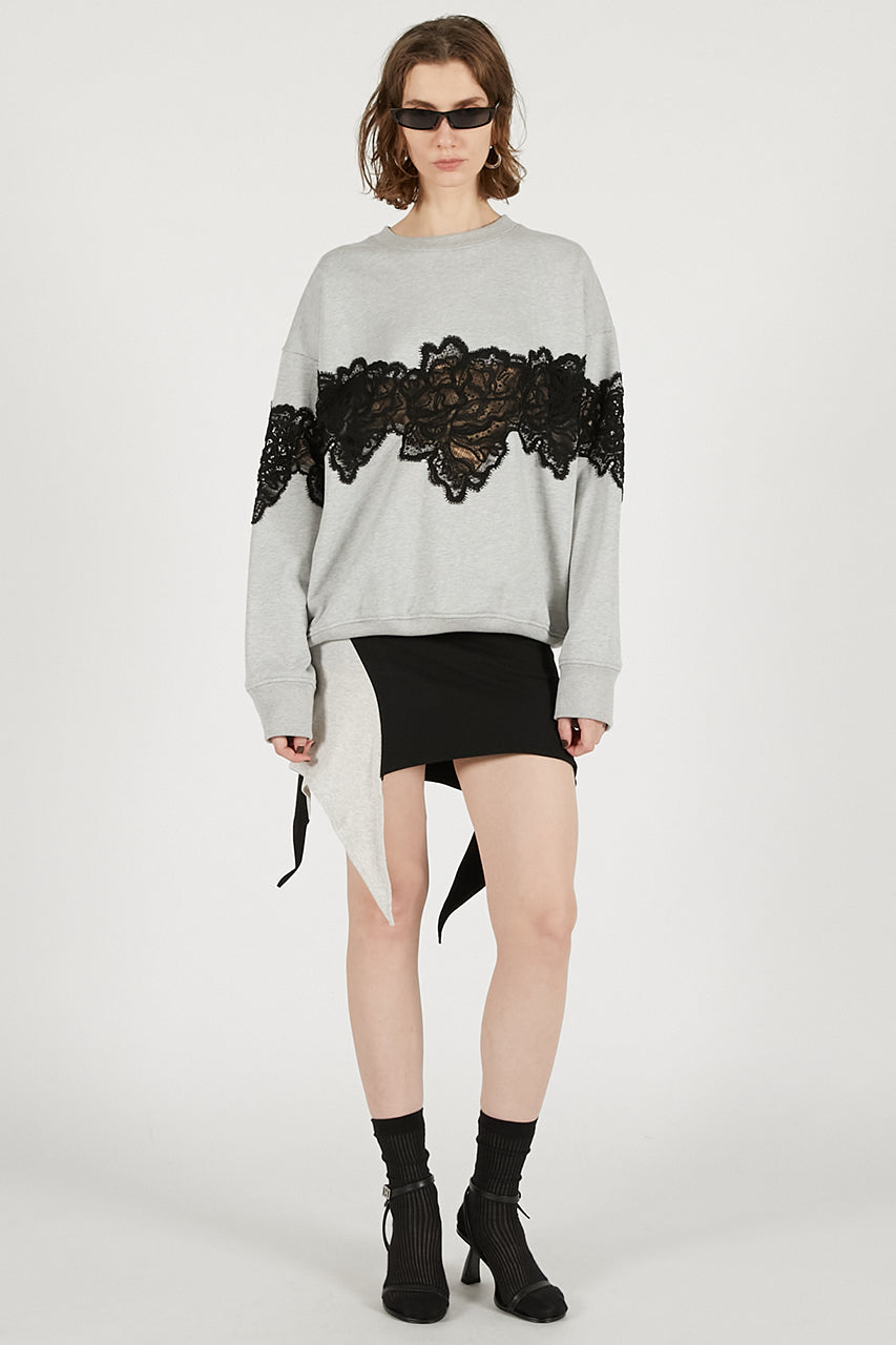 Lace Sweatshirt - 2025 WINTER