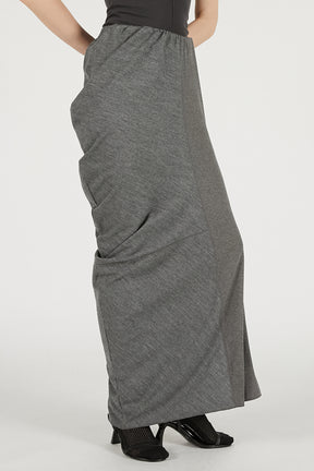 Wool Slouchy Skirt - 2025 WINTER