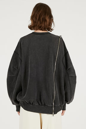Oversized Zipper Sweatshirt - 2025 WINTER