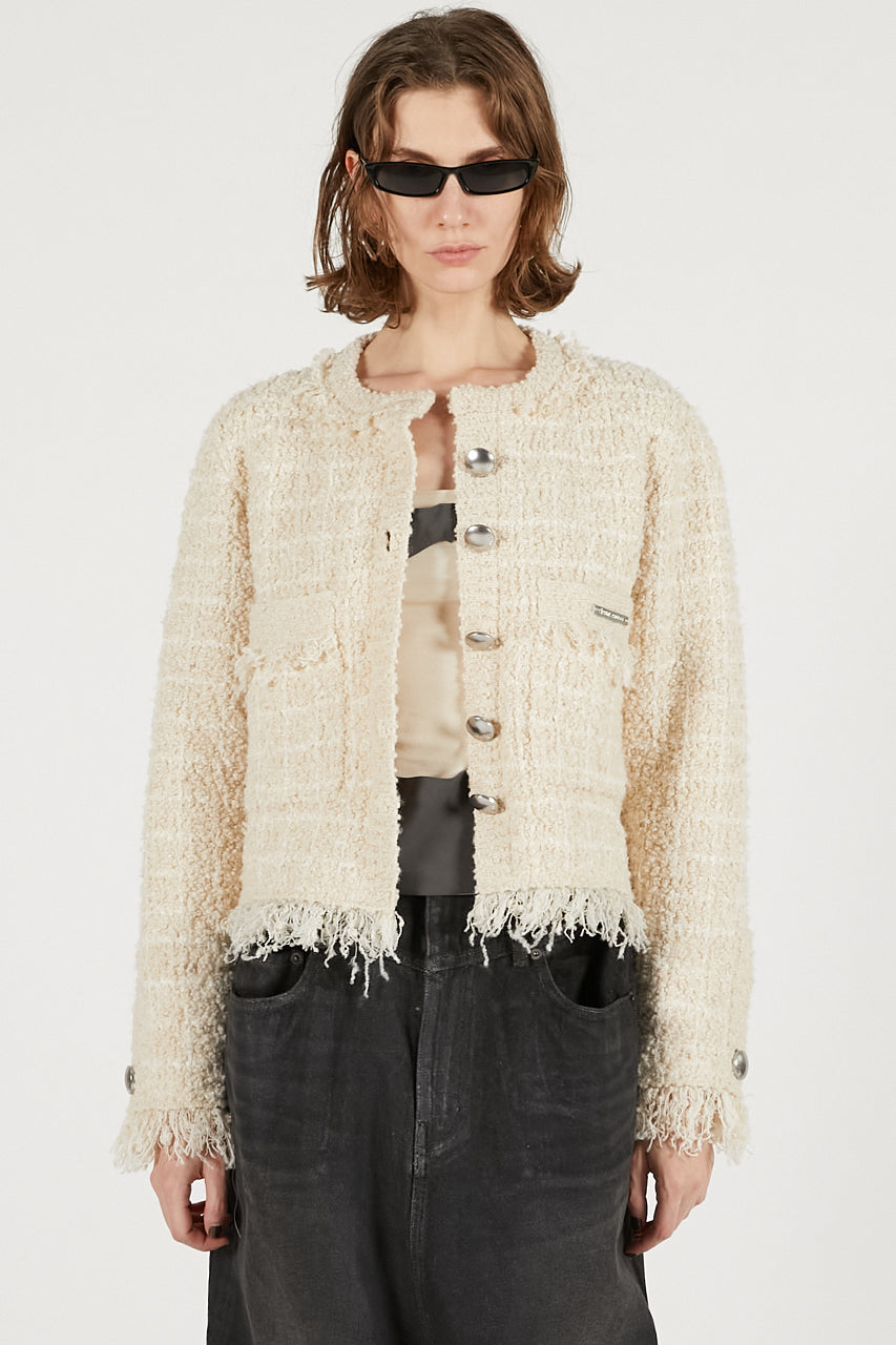 Tweed Knit Cardigan