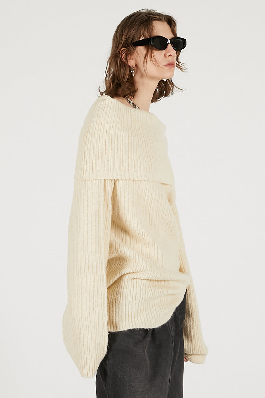 Off-Shoulder Knit - 2025 WINTER