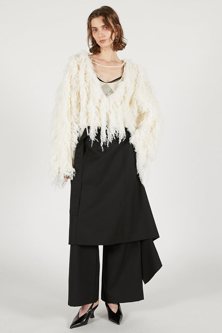 Drop Hem Layered Skirt Pants