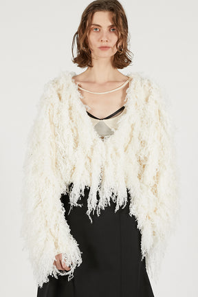 Fluffy Knit Cardigan - 2025 WINTER