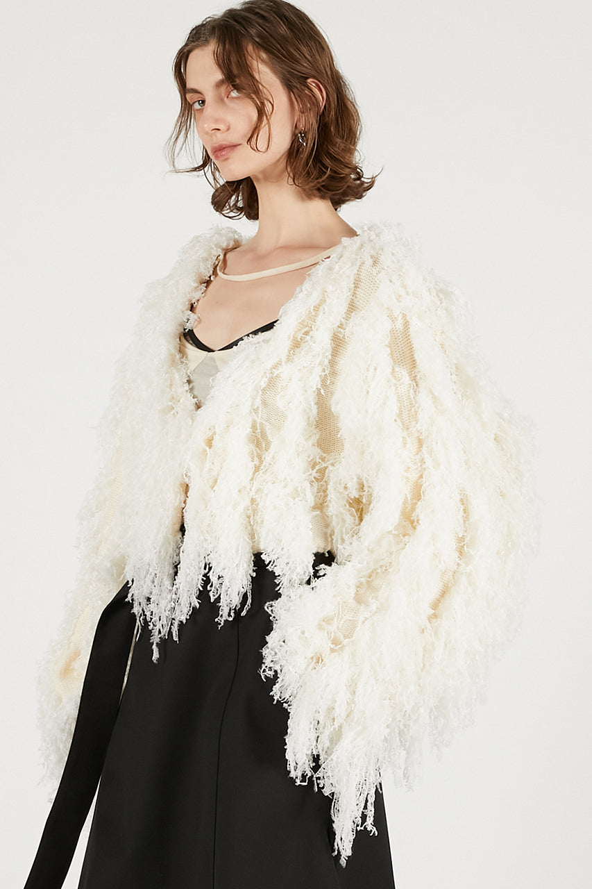 Fluffy Knit Cardigan - 2025 WINTER