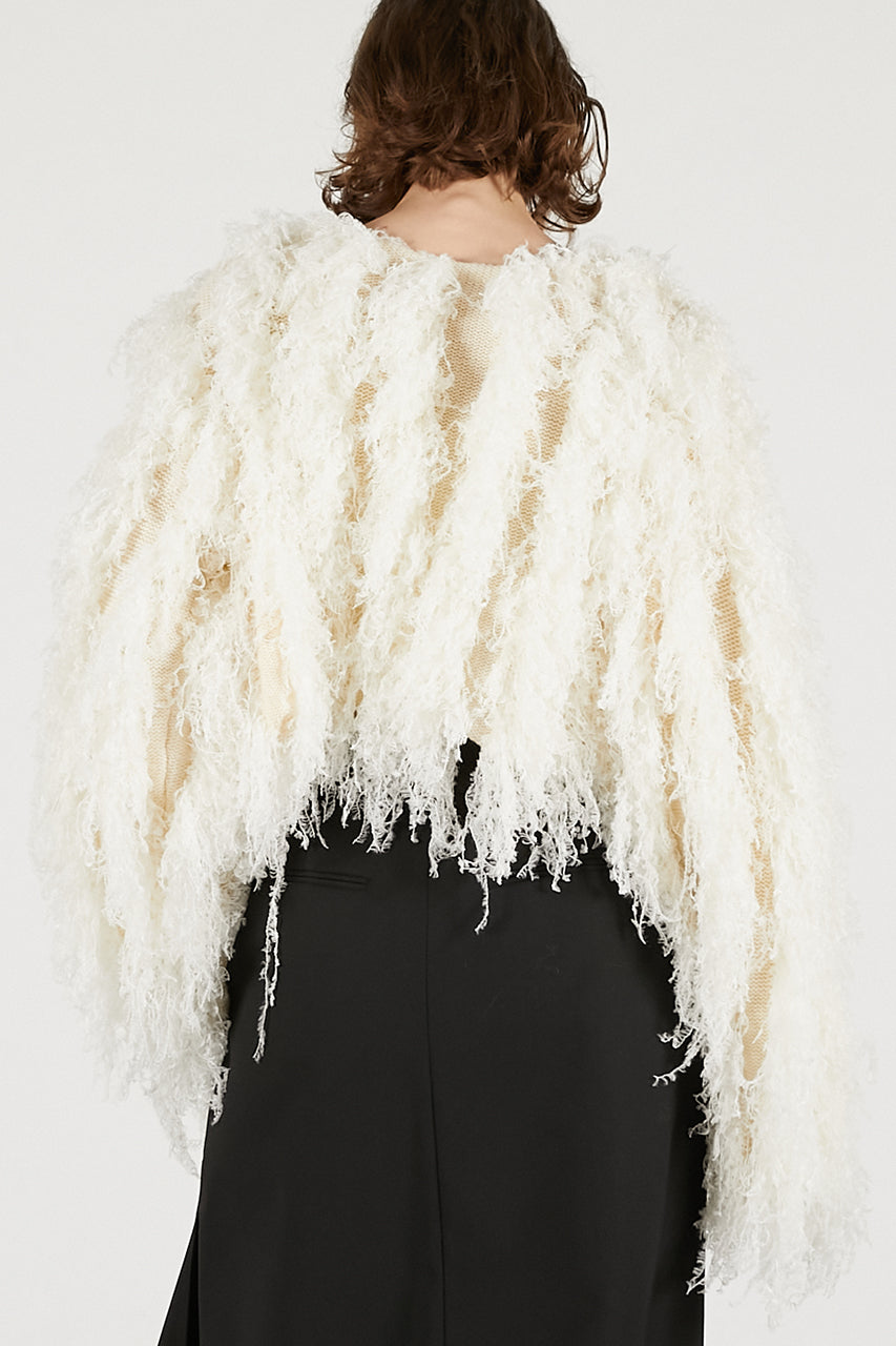 Fluffy Knit Cardigan - 2025 WINTER