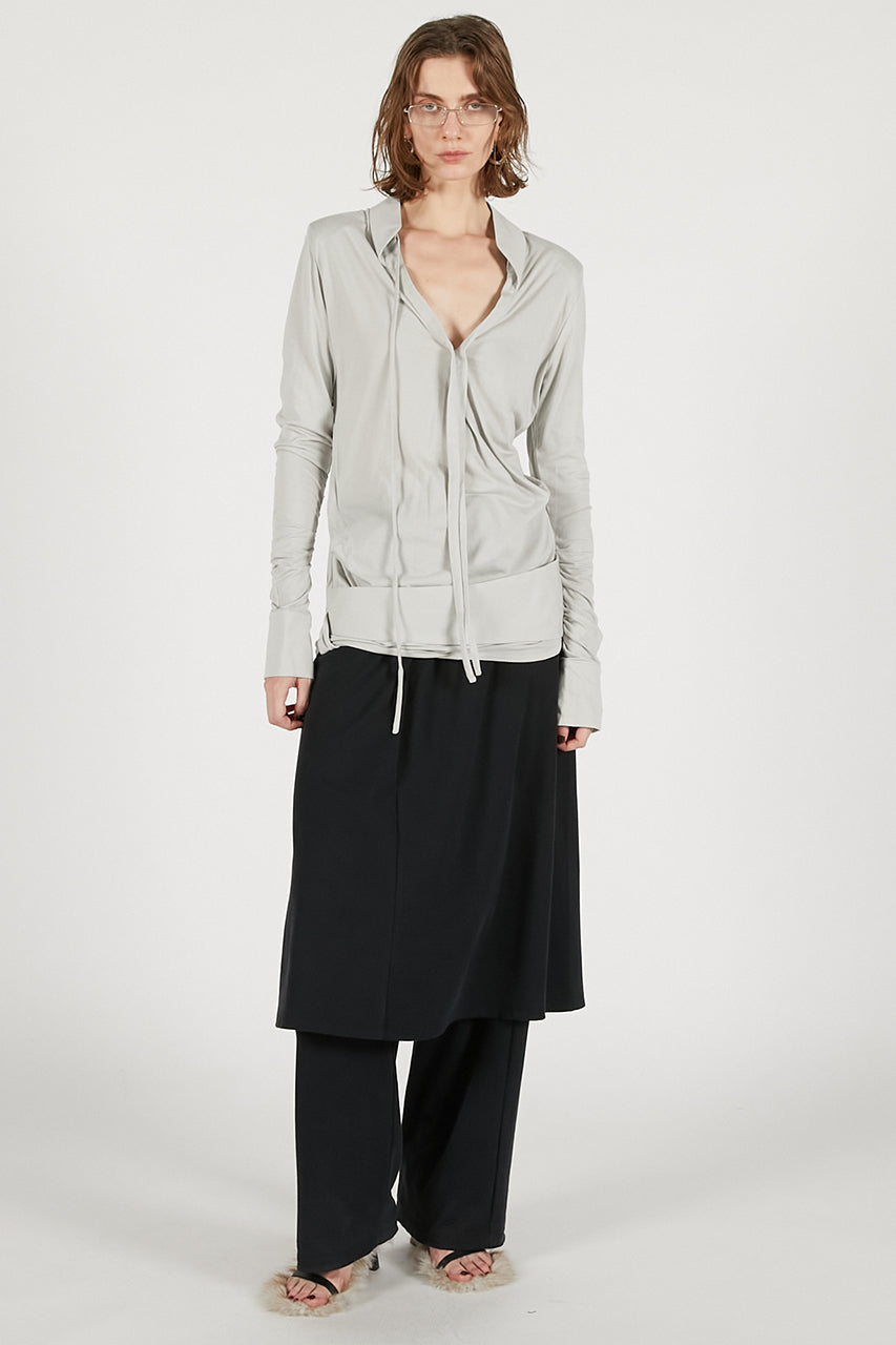 Valder Sage Shirt Dress