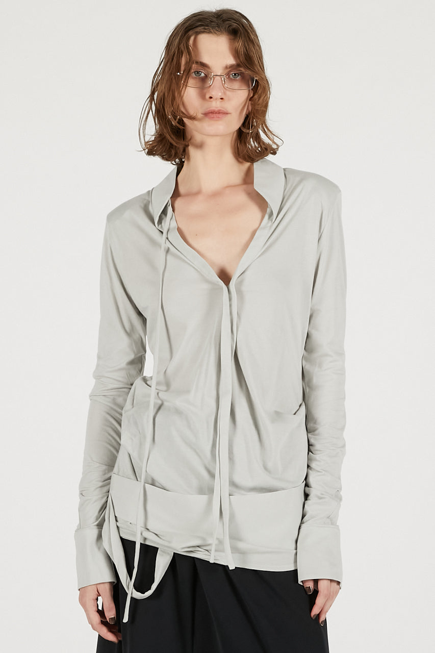 Valder Sage Shirt Dress