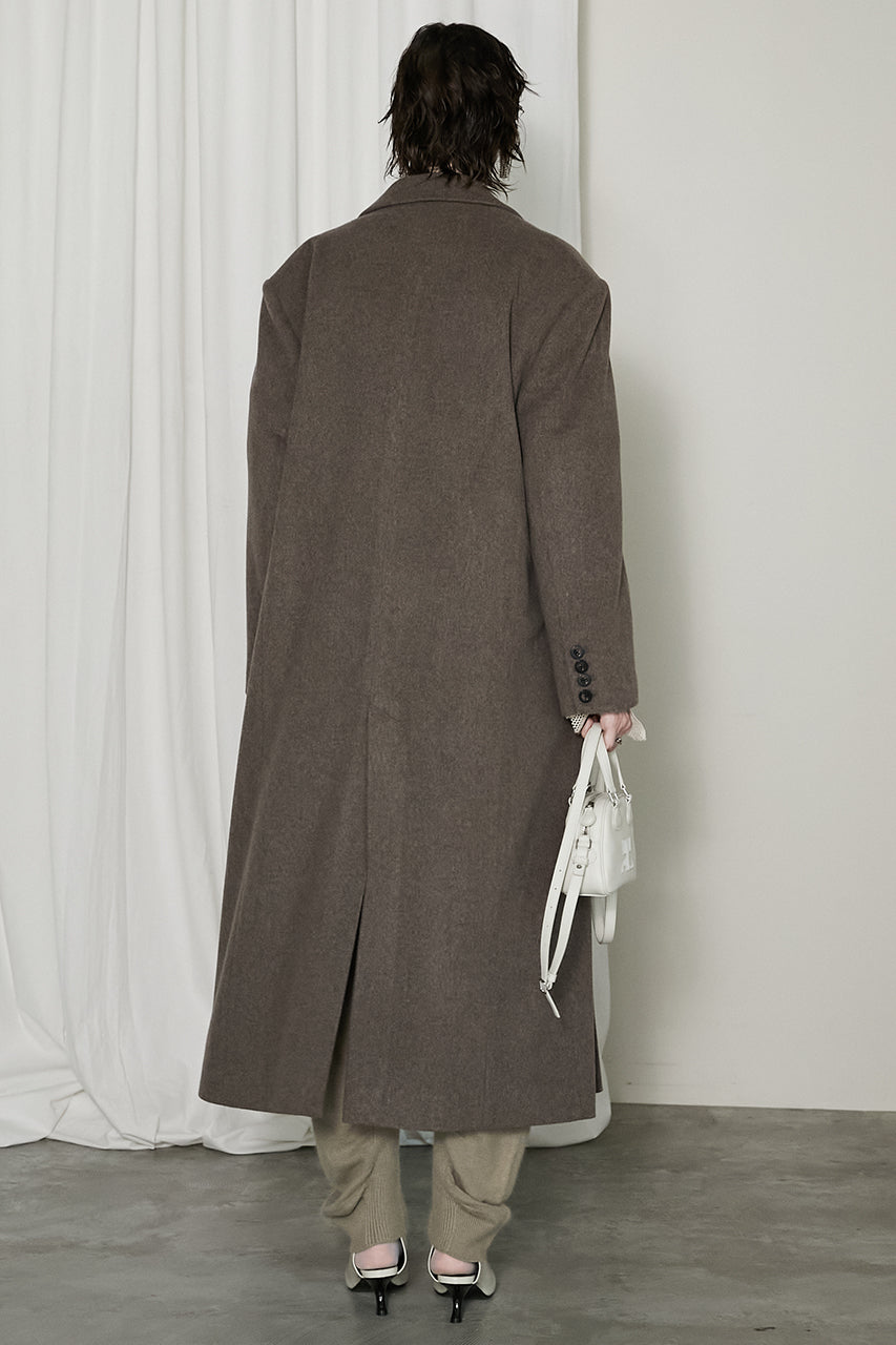 [24ATUMN PRE ORDER] Melange Wool Long Double Coat