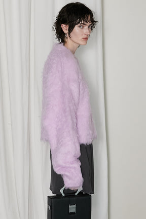 【24WINTER PRE ORDER】Piercing Shaggy Knit