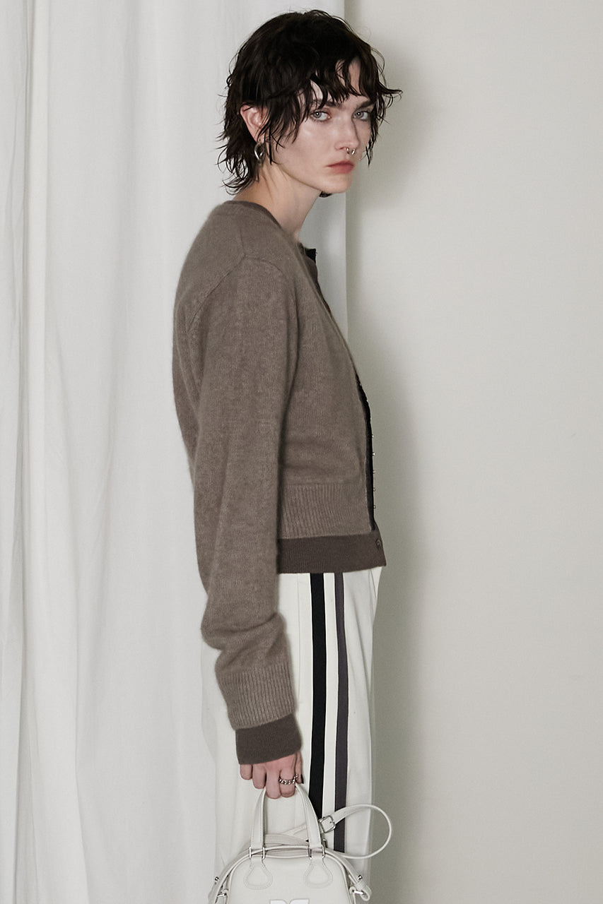 【24WINTER PRE ORDER】Layered Crew Neck Cardigan