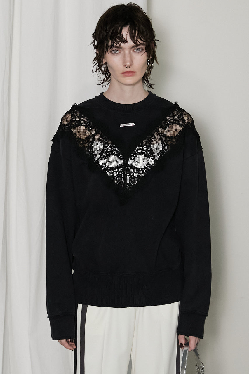 【24WINTER PRE ORDER】Lace Sweatshirt