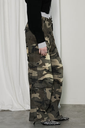 CAMO Zip Cargo Pants