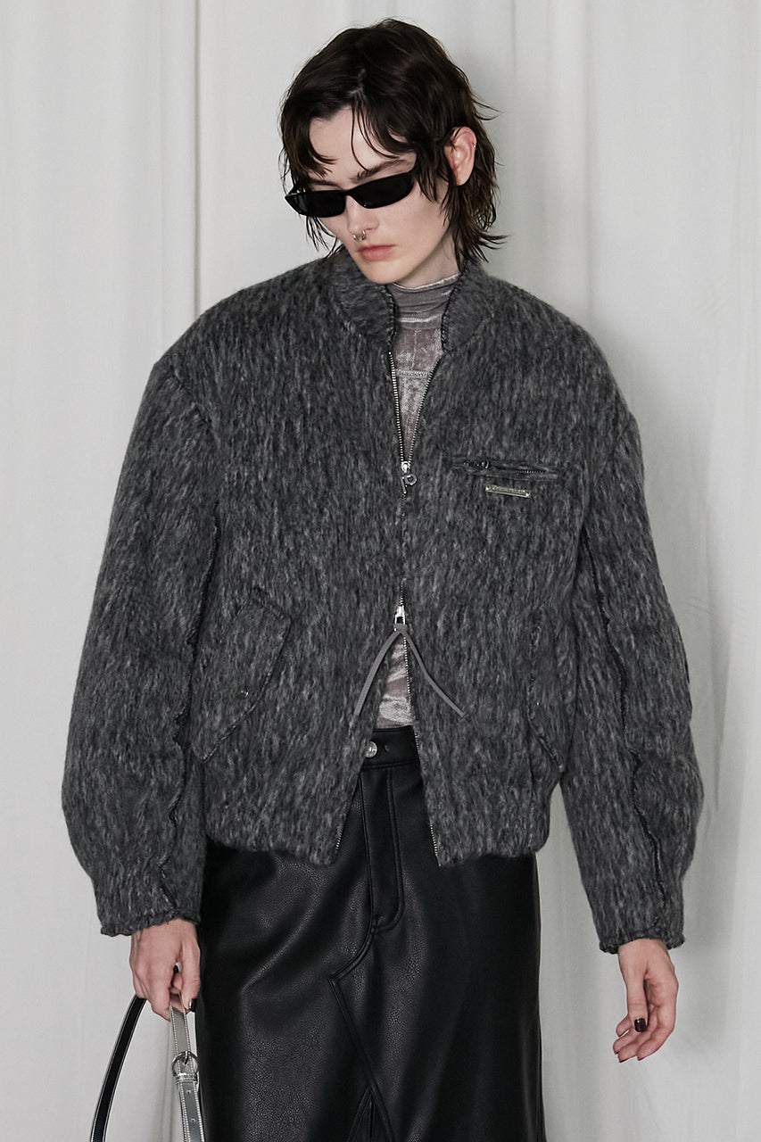 [24Autumn PRE ORDER] WOOL SHAGGY BLOUSON