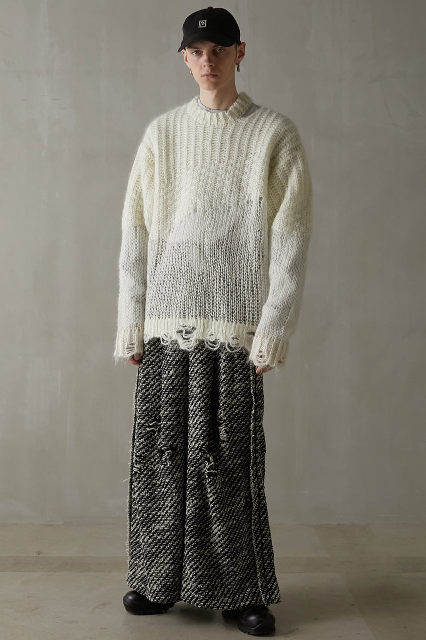 Mohair Mesh Pullover