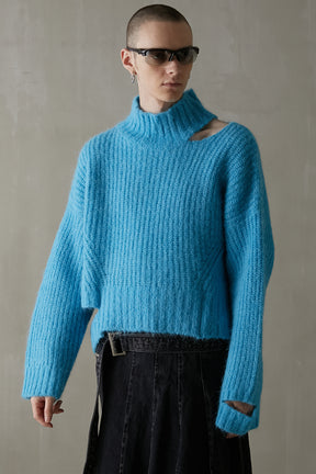 [Weboff Part number] Shaggy Slit Knit