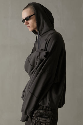 【SALE】FAITH Damaged Hoodie